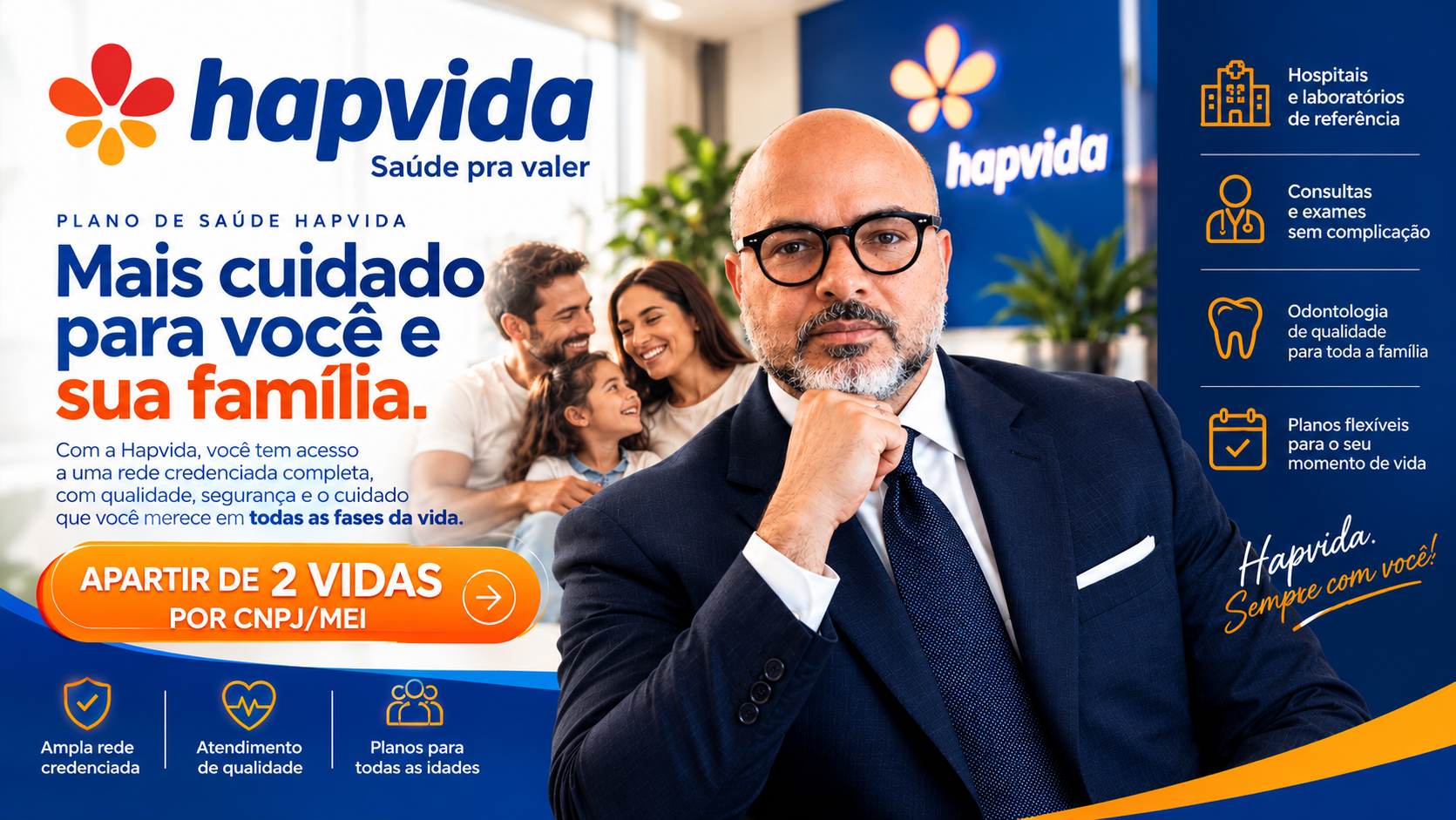 Banner Hapvida — planos de saúde com a EdiSeguros